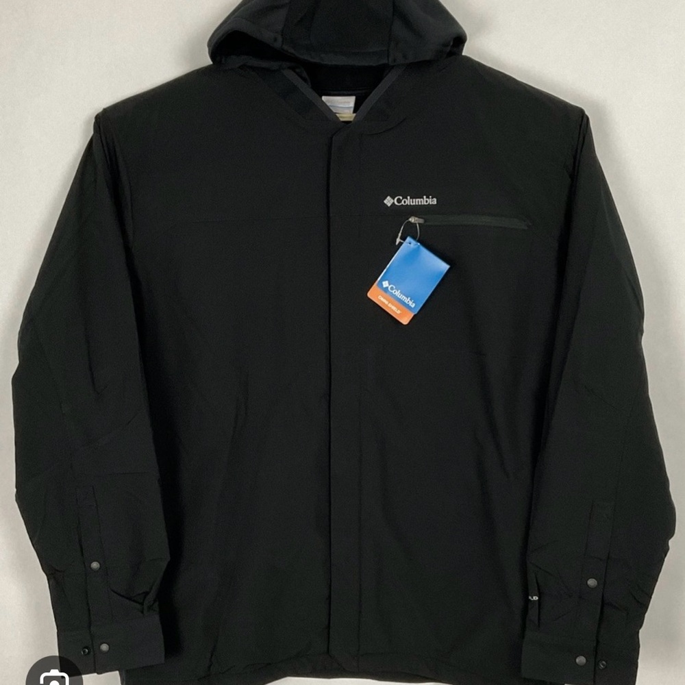 Columbia Men's Tech Trail Shirt Jacket Interchange with Omni-Shield NWT